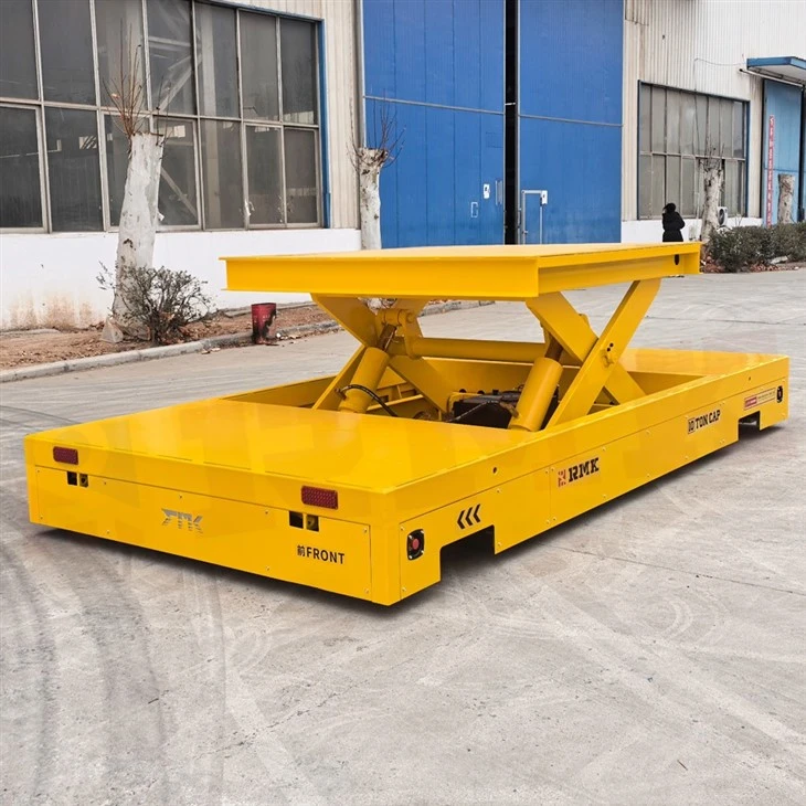 10 Ton Trackless Transfer Cart With 800mm Lifting factory
